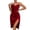 Wine-womens pajamas, variant on Womens Satin Drape Cowl Neck Nightgowns Sleeveless Strappy Sleepshirt Cami Split Slit Party Midi Dress Sleepwear