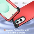 thumbnail image 3 of L-Style For Samsung Galaxy S25 Edge Case Shockproof PC + TPU Phone Back Cover - Navy Blue, 3 of 5