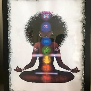 PIXELARTZ Canvas Painting - Yoga Inspired Boho Art D?cor 