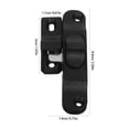 thumbnail image 2 of Nestingho 2Ud Gancho Para Puerta De Plástico Negro Con Vintage Para Seguridad En Hogar, 2 of 7