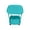 #5, variant on 2‑Tier Rolling Storage Cart with Wheels,Raised Edge Trays Easy Assembly Open‑Layer Design for Office Bathroom Living Room Kitchen,Blue
