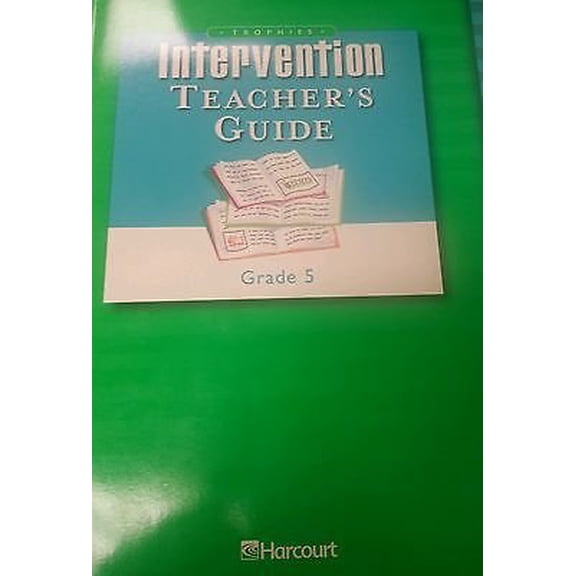 Pre-Owned Intervention, Teacher's Guide, Grade 5 (Trophies), 9780153253478, 0153253479, Paperback, 1 edition