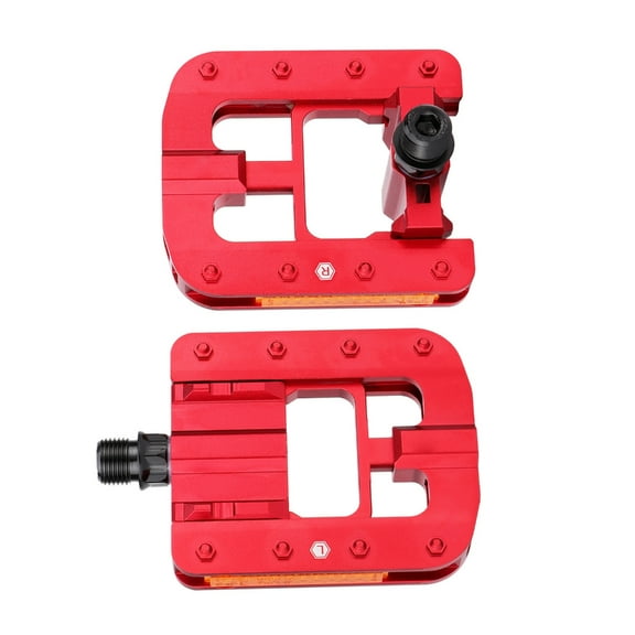 Yokua Wide Flat Cycling Foldable Pedals Aluminum Alloy Bicycles Foldable Pedals