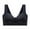 Black, variant on Jsaierl Bras for Women Plus Size Support T-shirt Bras Cotton Full Coverage Bralettes Stretch Breathable Full Figure Bras