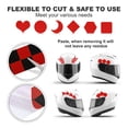 thumbnail image 4 of Uxcell Reflective Tape, Self-Adhesive Trailer Reflector Tape Waterproof Warning Sticker Red Black 2 Inch x 16 Feet, 4 of 6