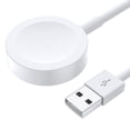 thumbnail image 1 of Cargador de Apple Watch a USB Innotech Compatible con Todos los Relojes Apple Serie 7 SE 6 5 4 3 2 y Serie 1 Color Blanco, 1 of 4