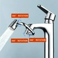 thumbnail image 6 of DAMAI U Shaped Faucet Extender, Universal Sink Faucet 1080° Rotatable Faucet Aerator Extension, Universal Sink Faucet 1080°/1440° Rotatable Faucet Aerator Extension(1 Set), 6 of 9