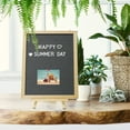 thumbnail image 6 of AGCAN Felt Letter Board with Stand, 12 x 16 Inches Wood Frame Message Board, Changeable Letter Boards with 435 Letters, Numbers and Symbols, 6 of 9