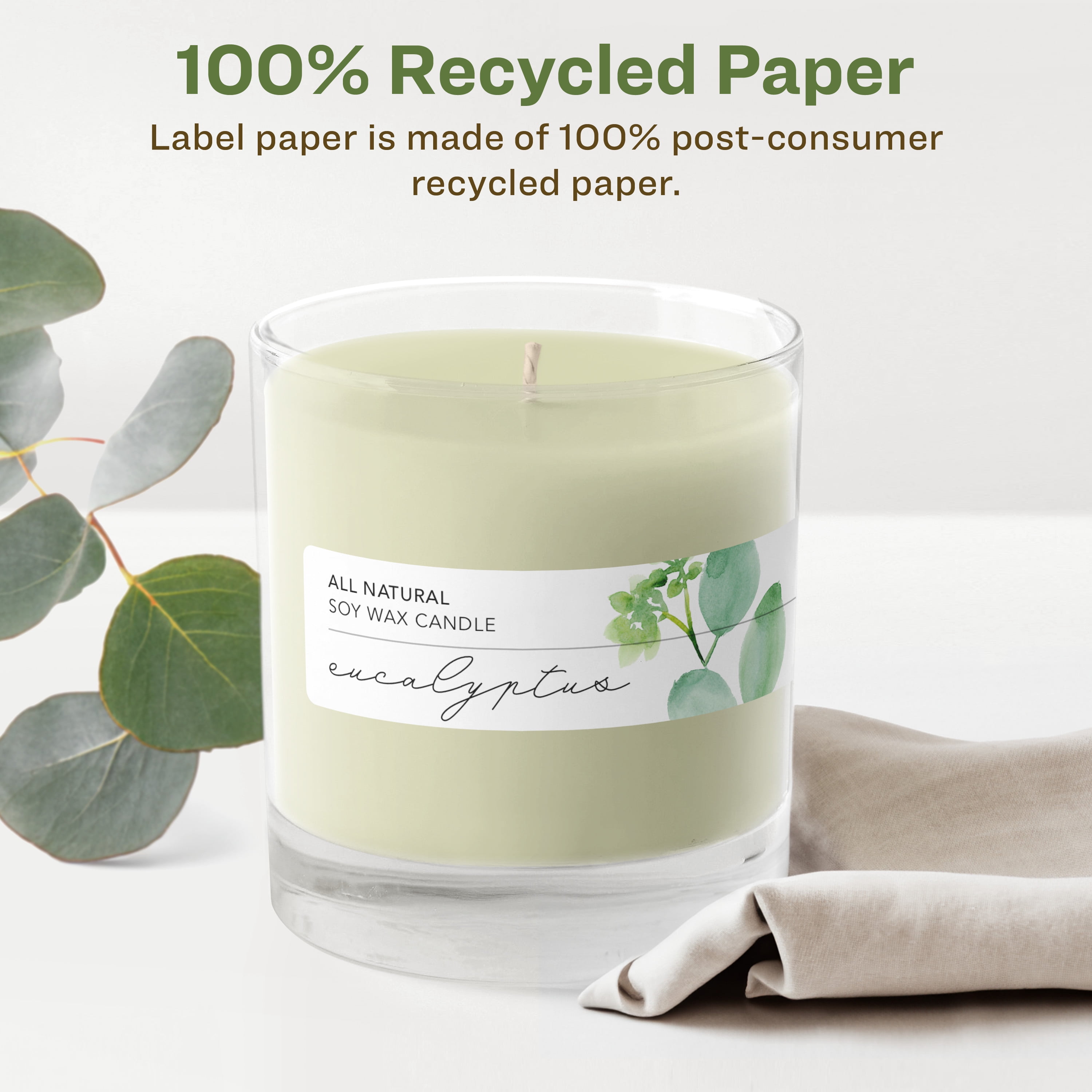 Avery EcoFriendly Rectangle Labels, 1" x 7", 800ct