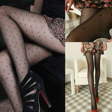 Mairbeon Women Sexy Star Crochet Fishnet Mesh Pantyhose Ultrathin Stockings Socks Tights
