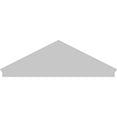 thumbnail image 5 of Ekena Millwork 86"W x 28-3/8"H x 2-3/4"P (Pitch 6/12) Peaked Cap 4 Spoke Architectural Grade PVC Combination Pediment, 5 of 8