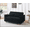 Black, variant on Sofa Bed, The armrests are equipped with movable tabletops,Futon Sofa Bed with USB Charging Ports, Convertible Sofa Bed for Living Room, Apartment, Bedroom