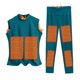 thumbnail image 2 of Gibobby Ropa interior deportivo hombre Camisas térmicas sin mangas para mujer Cuello redondo Forro polar Camisetas sin mangas térmicas Chaleco Tops de invierno Tops delgados（Azul， XXL), 2 of 5