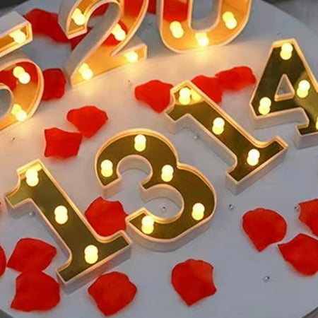 

Yubnlvae Home Decor Led Letter Lights Light Up Letters Standing Hanging Warm Wihte Light