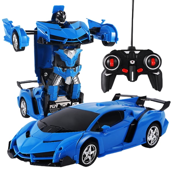 Rc Car Driving Sports Cars Drive Deformation Robot Model Remote Control Car Rc Fighting Toy Gift 2 En 1 Scienceny EL018078-04