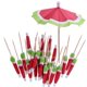thumbnail image 2 of 25 piezas de de plástico para s de flamencos hawaianos, picnic de en Luau + 140 piezas de palillos de cóctel con, 2 of 9