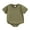 Green, variant on Baby Short Sleeve Bodysuits Baby Boy Girl Bubble Rompeđť—‹ Short Sleeve Plain Bodysuit T-Shirt Oversize Tops Crewneck Outfit With Pockets