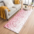 thumbnail image 2 of Valentine's Day Washable Area Rug 2 x 6 ft Romantic Sweet Red Pink Gradient Falling Love Heart, Soft Non Slip Rugs Stain Repellent Indoor Felt Carpet for Living Dining Room Bedroom Home Office, 2 of 9