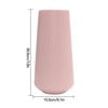 thumbnail image 2 of Plastic Vase,Modern Floral Vase for Room, Kitchen, Office Desktop, Coffee Table Decor, Frosted Flower Vase with Origami Design, Watertight and Nicely-Crafted Table Vase, 2 of 6
