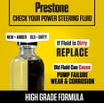 Prestone Power Steering Fluid Plus Stop Leak, 12 oz