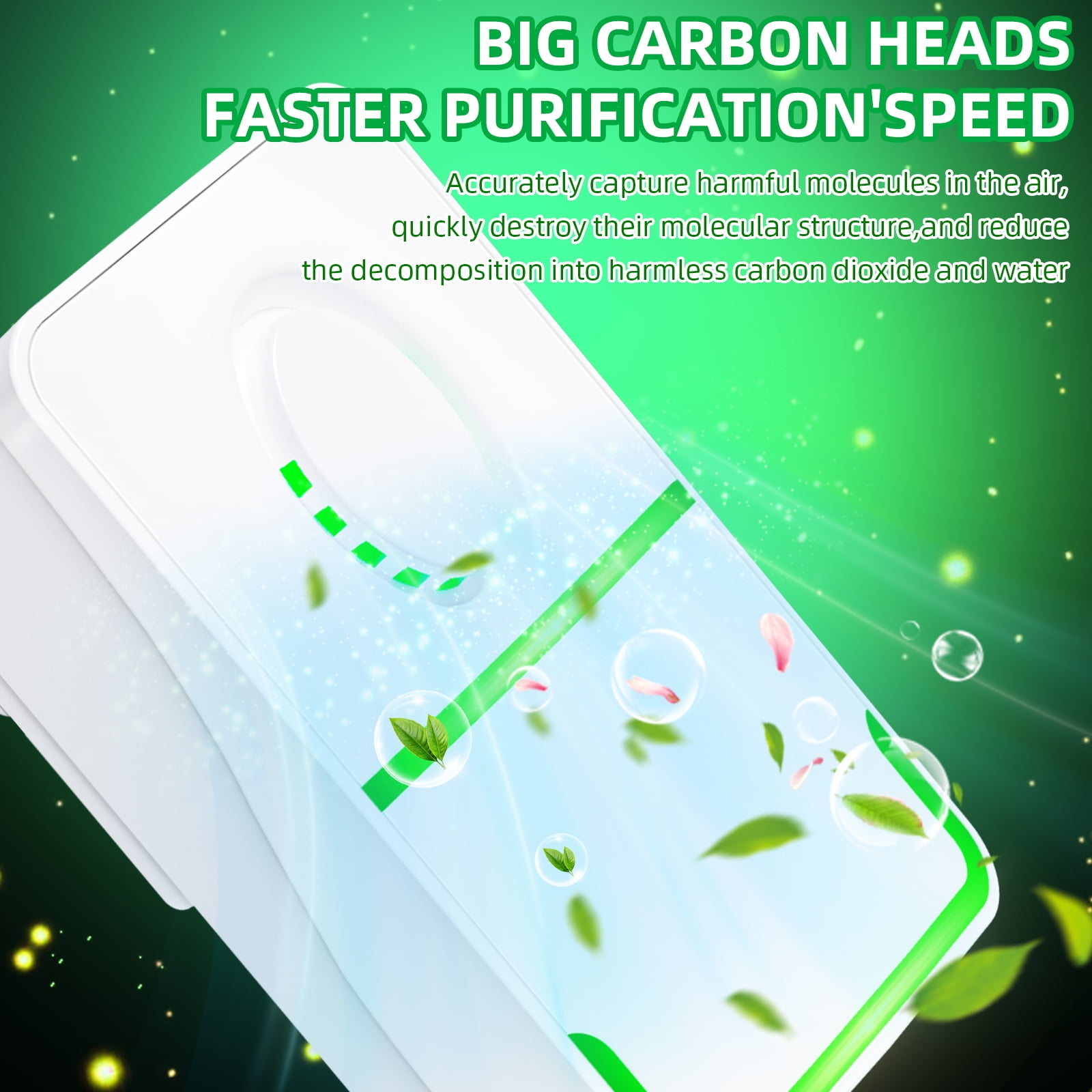 JahyShow Plug in Air Purifier, 4 Pack Air Ionizers for Home Portable Negative Ion Air Purifier for Bedroom, Office, Kitchen
