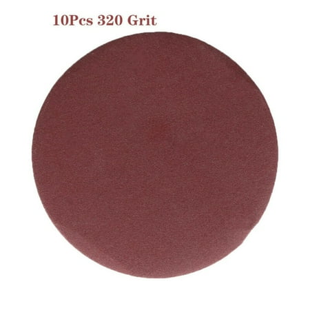 

10pcs 5inch/125mm 40-2000Grit Round Shape Disk Sand Sheets Sandpaper Polishing