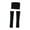 Noir, variante sur MERIGLARE 1:6 Ensemble de Haut Tube pour Femmes, Cosplays, Manches de Haut Tube pour Figurine Articulée de 12 Pieds' Noire