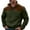Army Green, variant on ZCFZJW Fashion Mens Pullover Sweater Tops Casual Quarter Zip up Long Sleeve Basic Solid Color Athletic Sweatshirts Lightweight Comfy Stand Collor Workout Tees with Zipper Chest Pockets Brown M