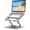 Silver, variant on Laptop Stand for Desk, Heavy Duty Stand with 360? Rotating Base, Adjustable Height Notebook Riser, Compatible with MacBook Pro/Air, , , 10-17" Laptops -