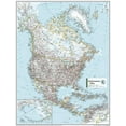 thumbnail image 1 of National Geographic Maps: North America Political Wall Map - Compact - 16.25 x 21.5 inch Poster - Front Lamination, 1 of 2