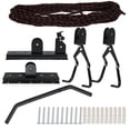 thumbnail image 2 of Bike Ceiling Lift Hanging Ladder Lifts Bike Ceiling Mount, Bike Hoists Set Bike Hoist Pulley Rack Garage Ceiling Mount  for Repair Shop Garage, 2 of 8