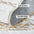 thumbnail image 2 of VUNATE 3'x5' Area Rugs for Living Room Washable Rugs Boho Moroccan Area Rug Soft Neutral Geometric Bohemian Carpet Distressed Indoor Rug for Bedroom Dining Room Office Foldable Nonslip Rug Colorful, 2 of 5