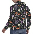 thumbnail image 6 of Lsque Mushrooms Pattern Casual Men's Hoodie,Hooded Sweatshirt with Kangaroo Pocket,Pullover Hoodie-Medium, 6 of 7