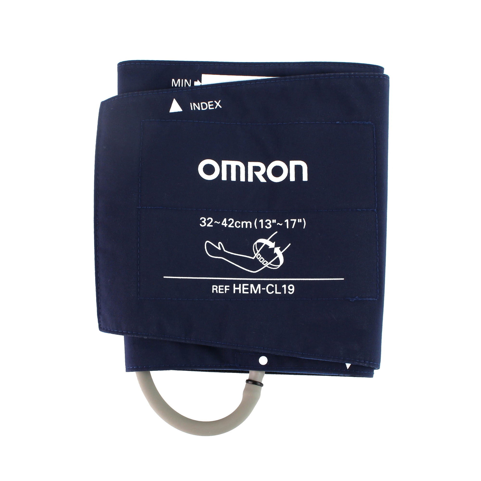 IntelliSense Large Cuff Arm Reusable Blood Pressure Cuff HEM-907-CL19 Blue 1 Each