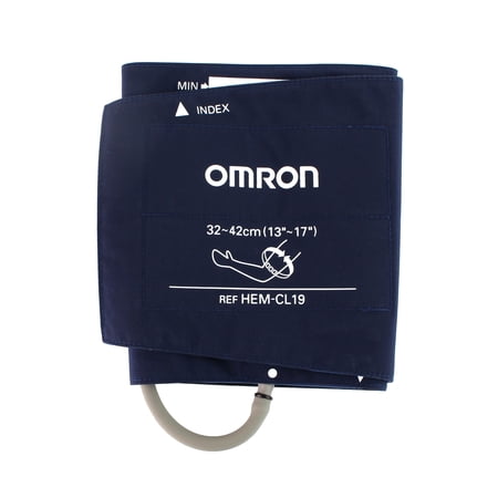 IntelliSense Large Cuff Arm Reusable Blood Pressure Cuff HEM-907-CL19 Blue 1 Each