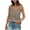 Khaki, variant on GDREDA Women's Tank Tops Summer V Neck Tank Tops For Women Silk Satin Summer Sleeveless Camisole Straps Top Women's Tanks & Camis Black,S
