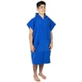 thumbnail image 4 of COR Surf Poncho Changing Towel Robe with Hood and Front Pocket | Thick Quick Dry Microfiber Wetsuit Poncho Towel for Surfing Beach Pool Swim (Large Dark Gray), 4 of 7