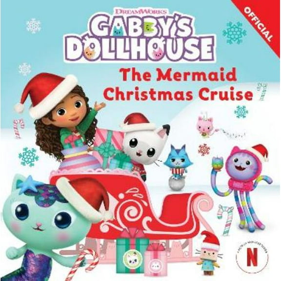 Official Gabby's Dollhous DreamWorks Gabby's Dollhouse: The Mermaid Christmas Cruis (Paperback)