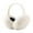 White, variant on UDIYO Foldable Ear Warmer Keep Warm Plush Unisex Soft Ear Warmer for Outdoor