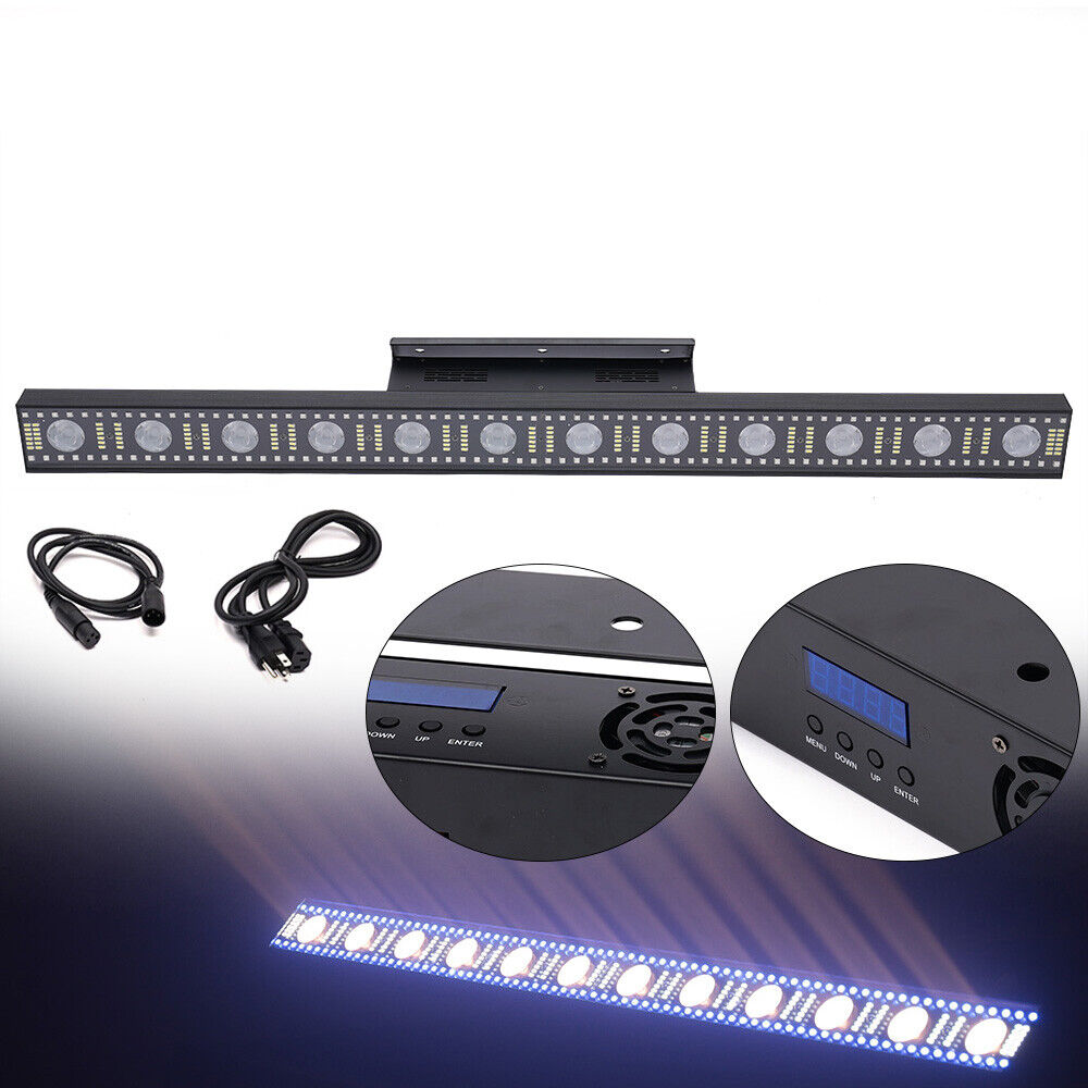 Stage Light Bar 3 in 1 LED RGB Beam Wash Light Bar 40" 120w DJ Wash Light DMX