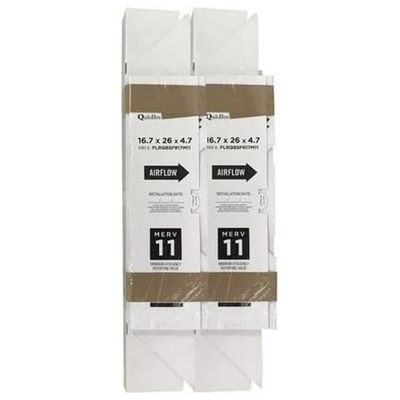 Envirowise 16.7" x 26" x 4.7" Quikbox Filter Media 2-Pack, MERV 11