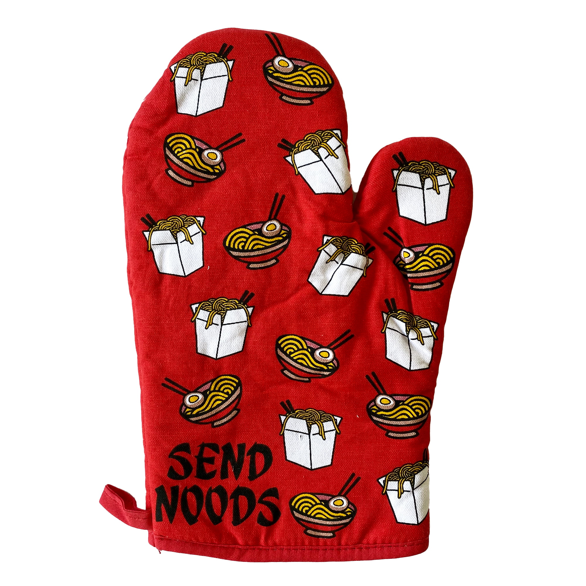 Miso Cute Oven Mitt Funny Cute Japanesse Soup Novelty Kitchen Pot Holder (Oven Mitts)