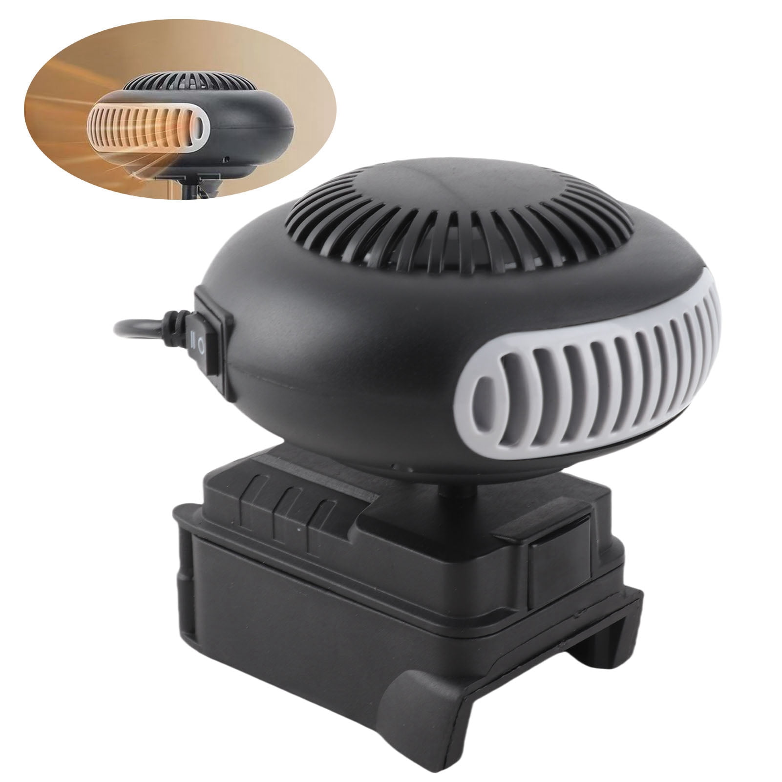 Electric Space Heater, 2 Temperatures Quiet Portable DC 5V 2A USB Outputs Space Heater  for Home