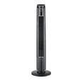 thumbnail image 1 of Ventilador de torre digital Avera 42' control 3 velocidades 4 modos de viento color Negro Con laterales titanio, 1 of 10