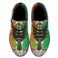 thumbnail image 2 of Irish Celtic Cross Irish By Blood American flag By Birth Patriot By Choice Shoes Sneakers Black Size 7, 2 of 7
