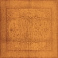 thumbnail image 1 of Ahgly Company Indoor Square Oriental Orange Industrial Area Rugs, 4' Square, 1 of 4
