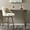 Sand, variant on Metal Ring Footrest Included / Blue Polyester Medium High Back Counter Stool