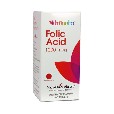 Frunutta Folic Acid by Frunutta - 100 Tablets