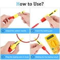 thumbnail image 4 of 4 Pieces Wire Piercing Probe Insulation Piercing Clip Set Wire Piercing Tool for Multimeter Voltage Thermometer Voltmeter Testing(2mm, 4mm), 4 of 7
