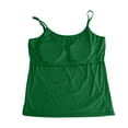 thumbnail image 4 of Aofany Women's Plus Size Comfy Cami Crop Top with Padded Lounge Bralettes Camisole Tank Tops, 4 of 7